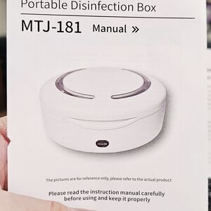 Source Unknown White Portable Disinfection Box MTJ-181